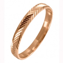 Золотое кольцо обручальное 1180170114 2,31 г. размер 18,5